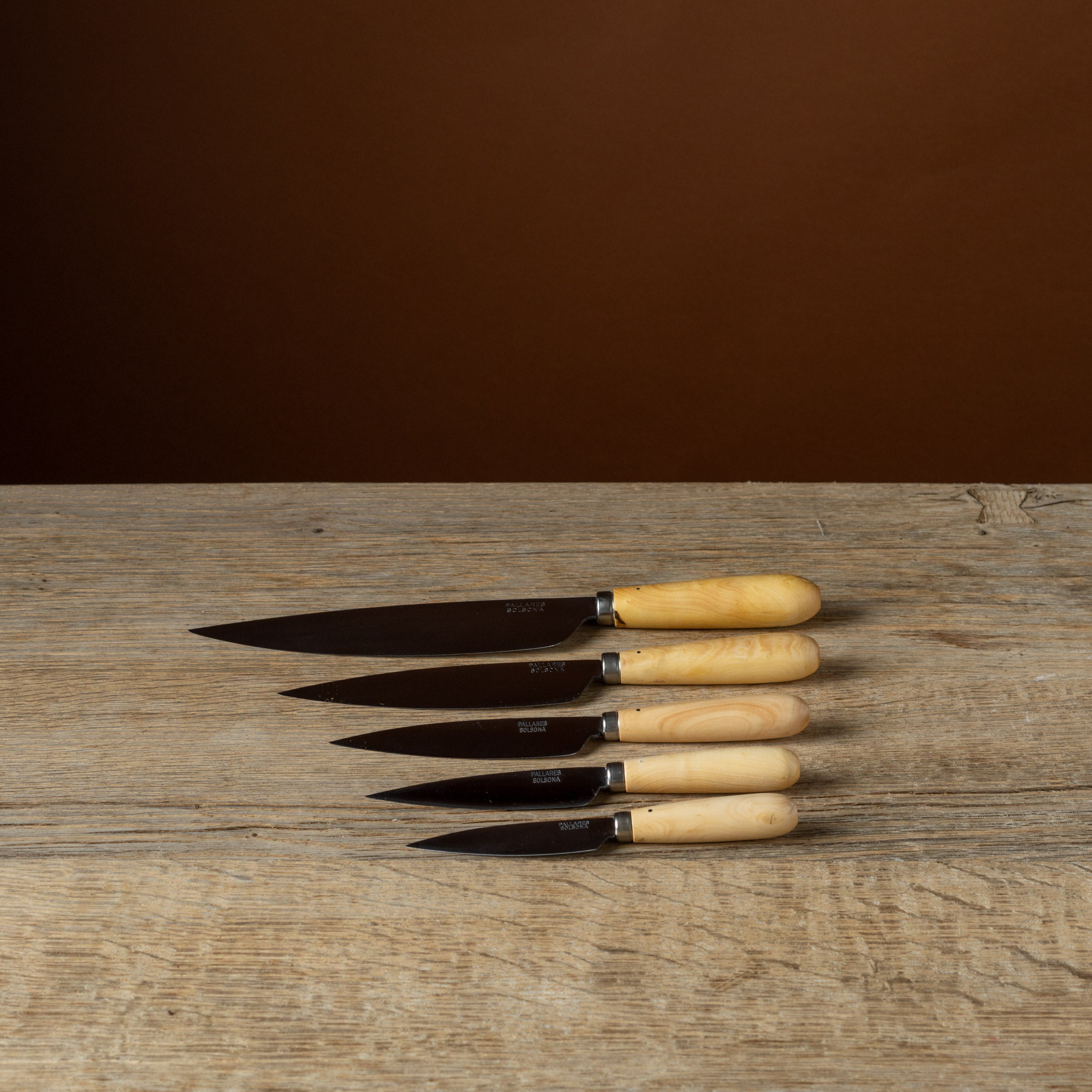 3" Carbon Steel Boxwood Kitchen Knife