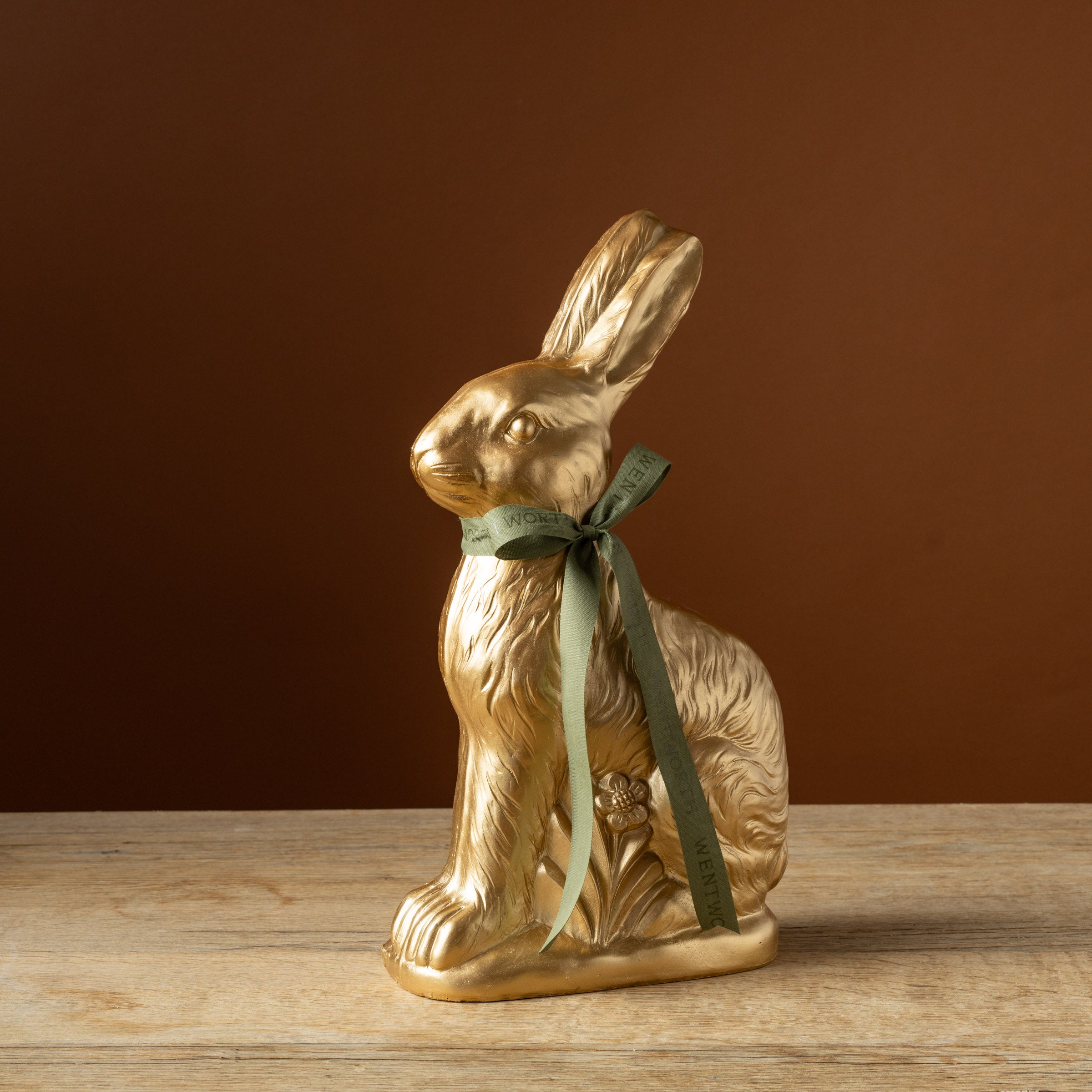 18.25" Gold Bunny