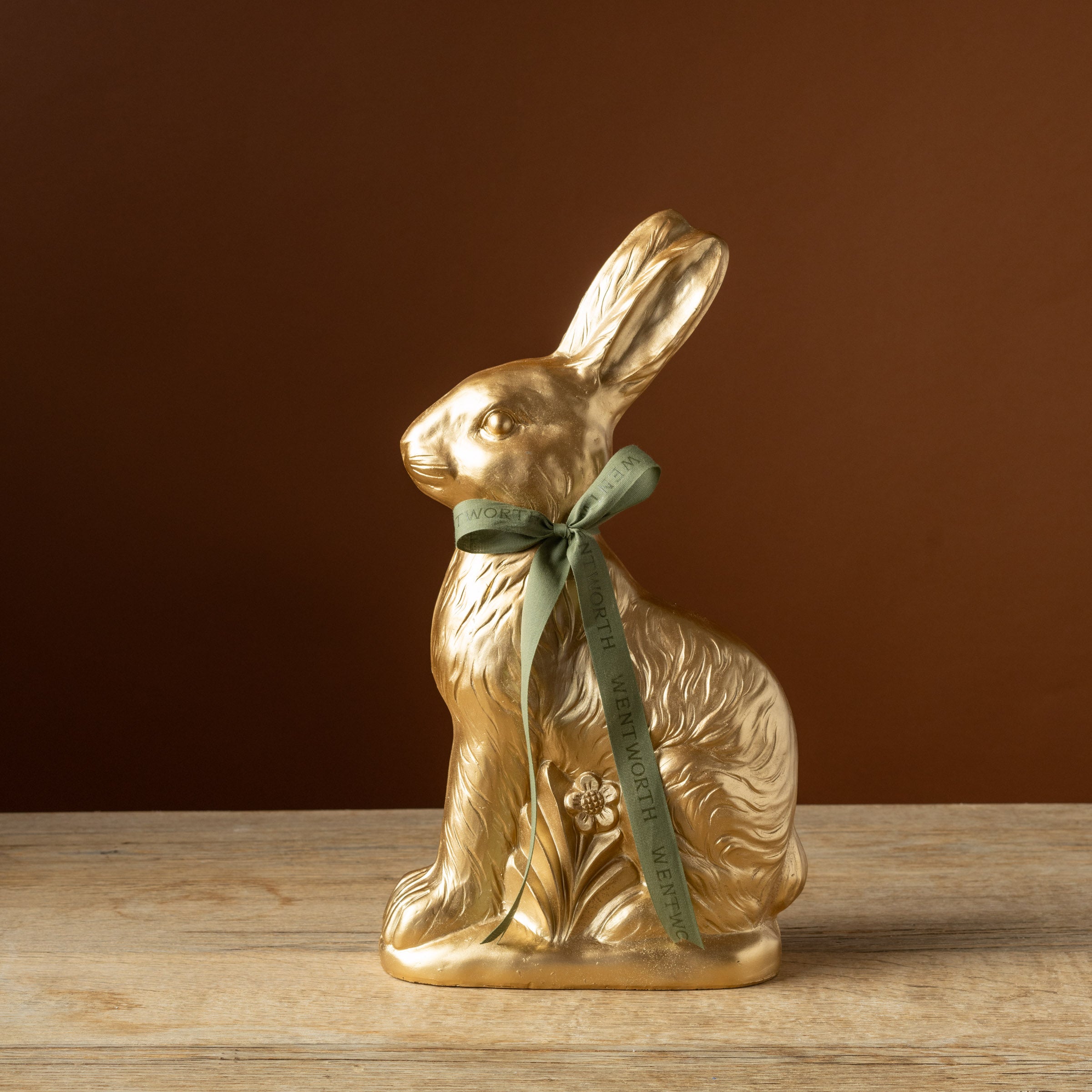 18.25" Gold Bunny