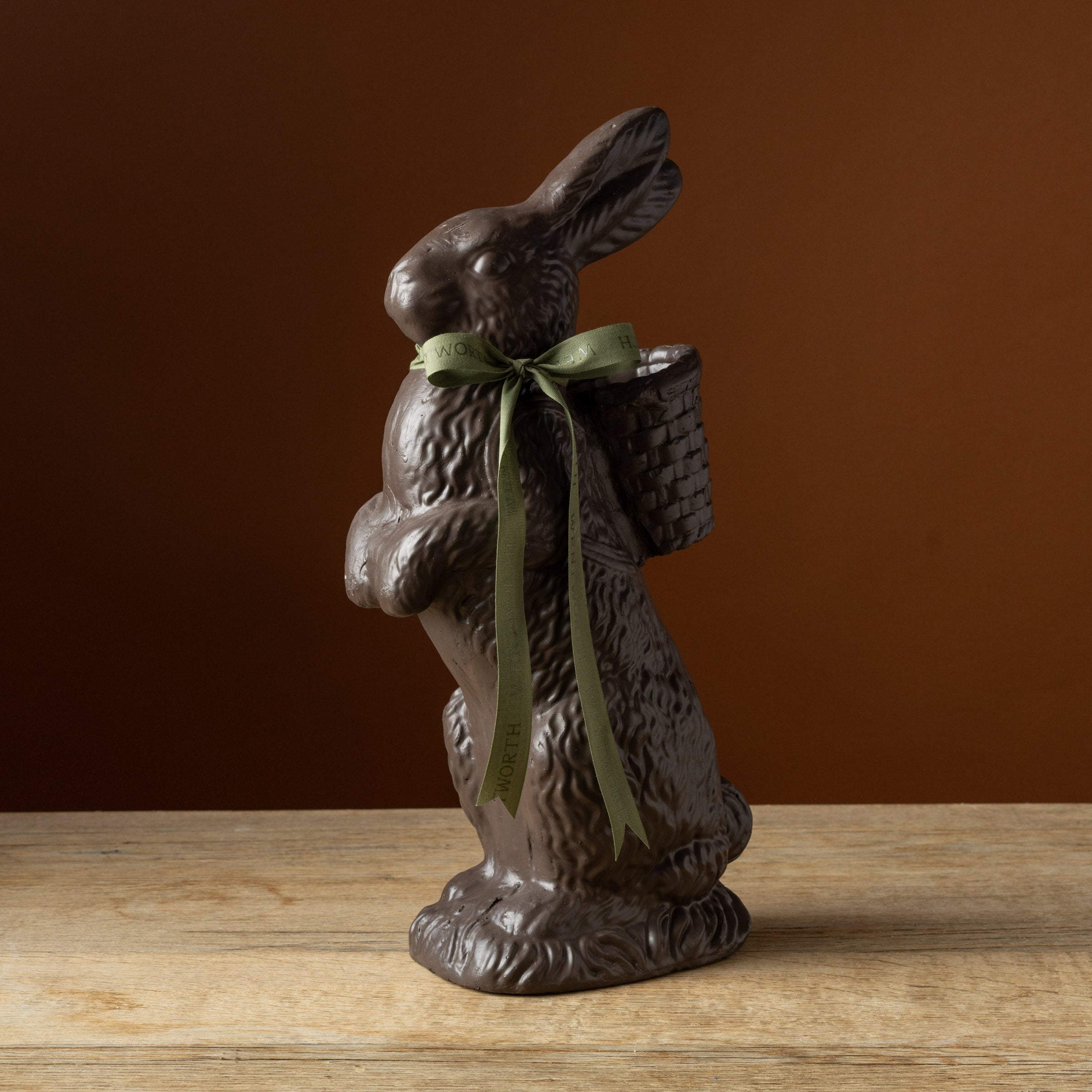 20.5" Chocolate Bunny Basket Backpack