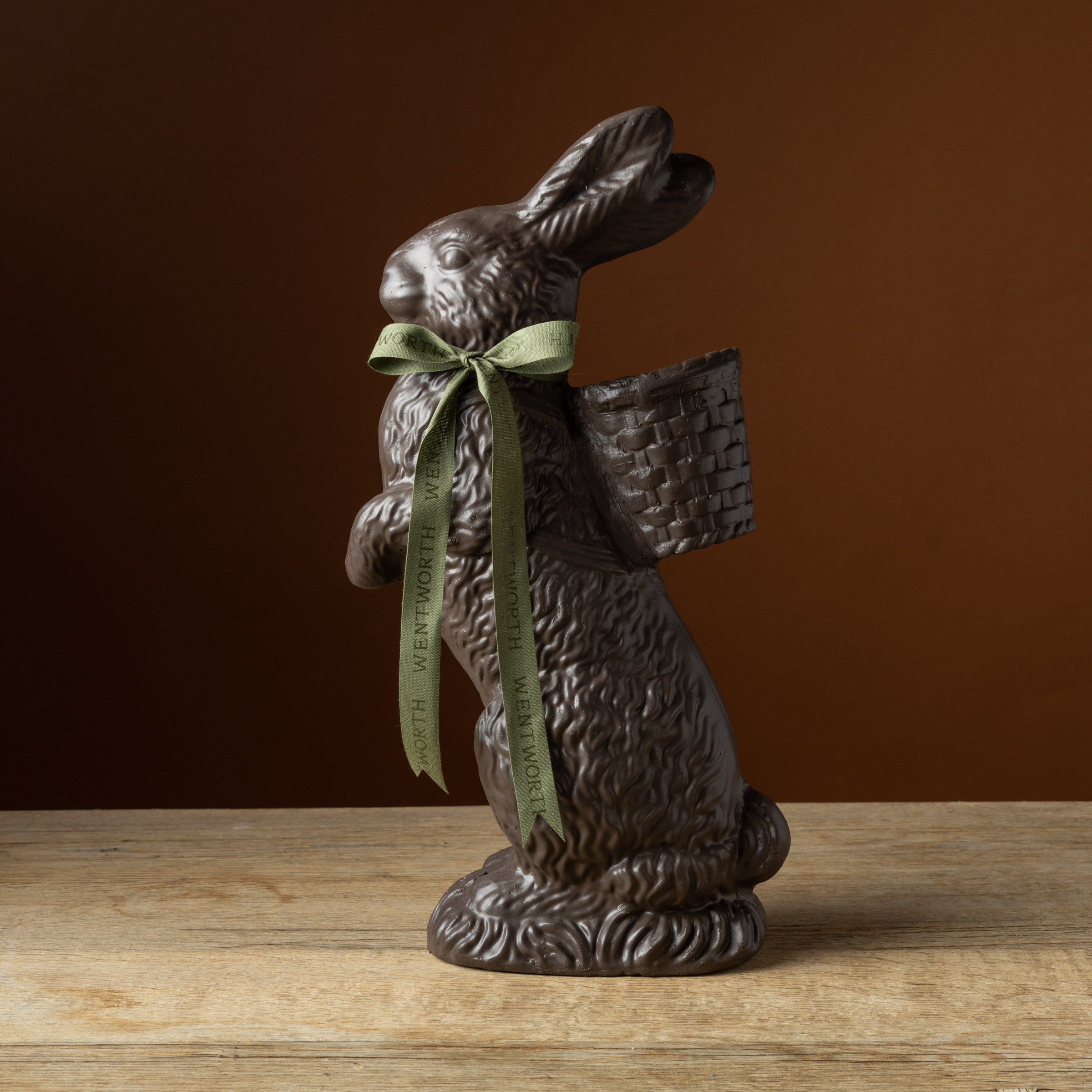 20.5" Chocolate Bunny Basket Backpack