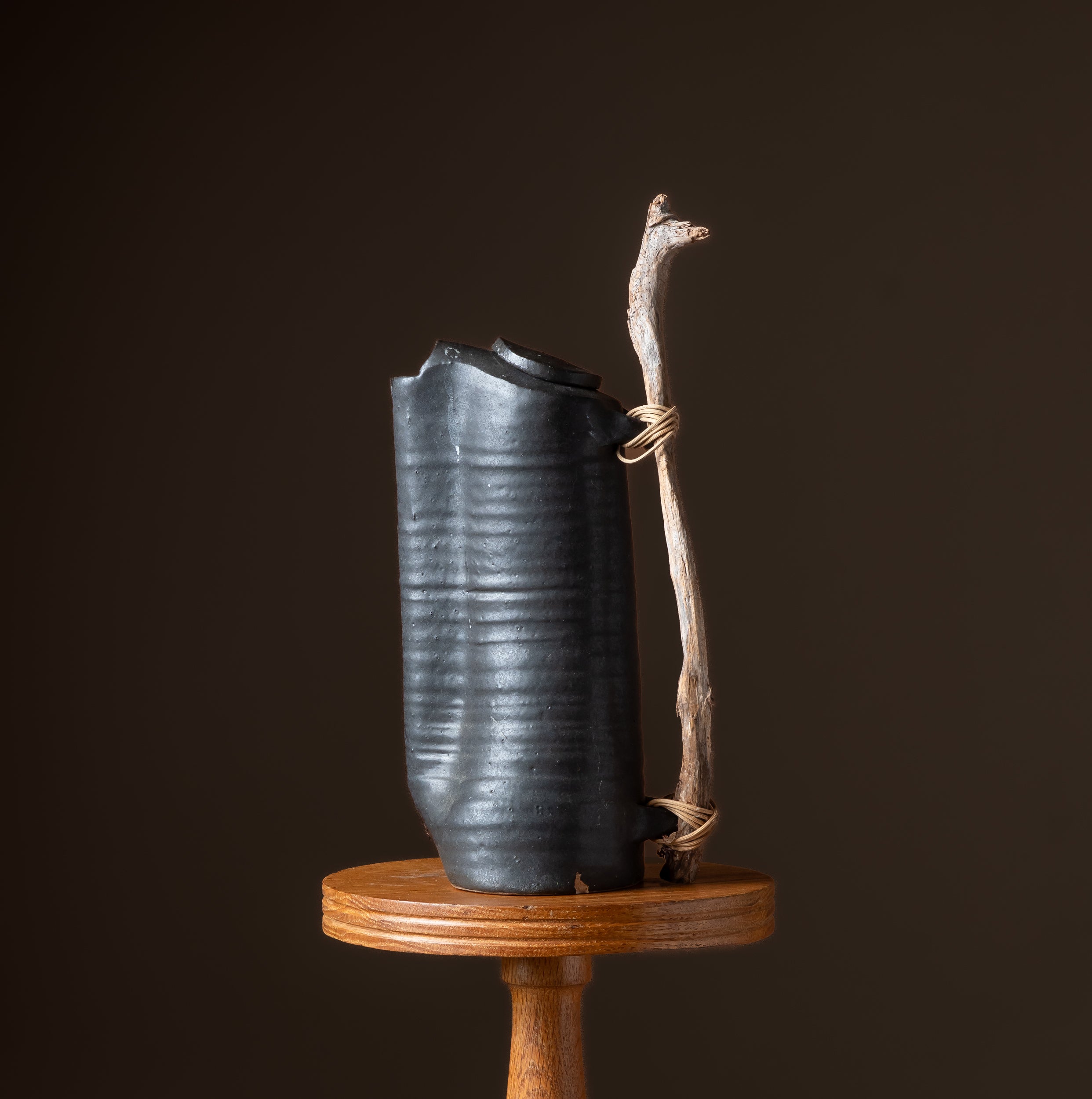 Charcoal Japanese Tea Vessel