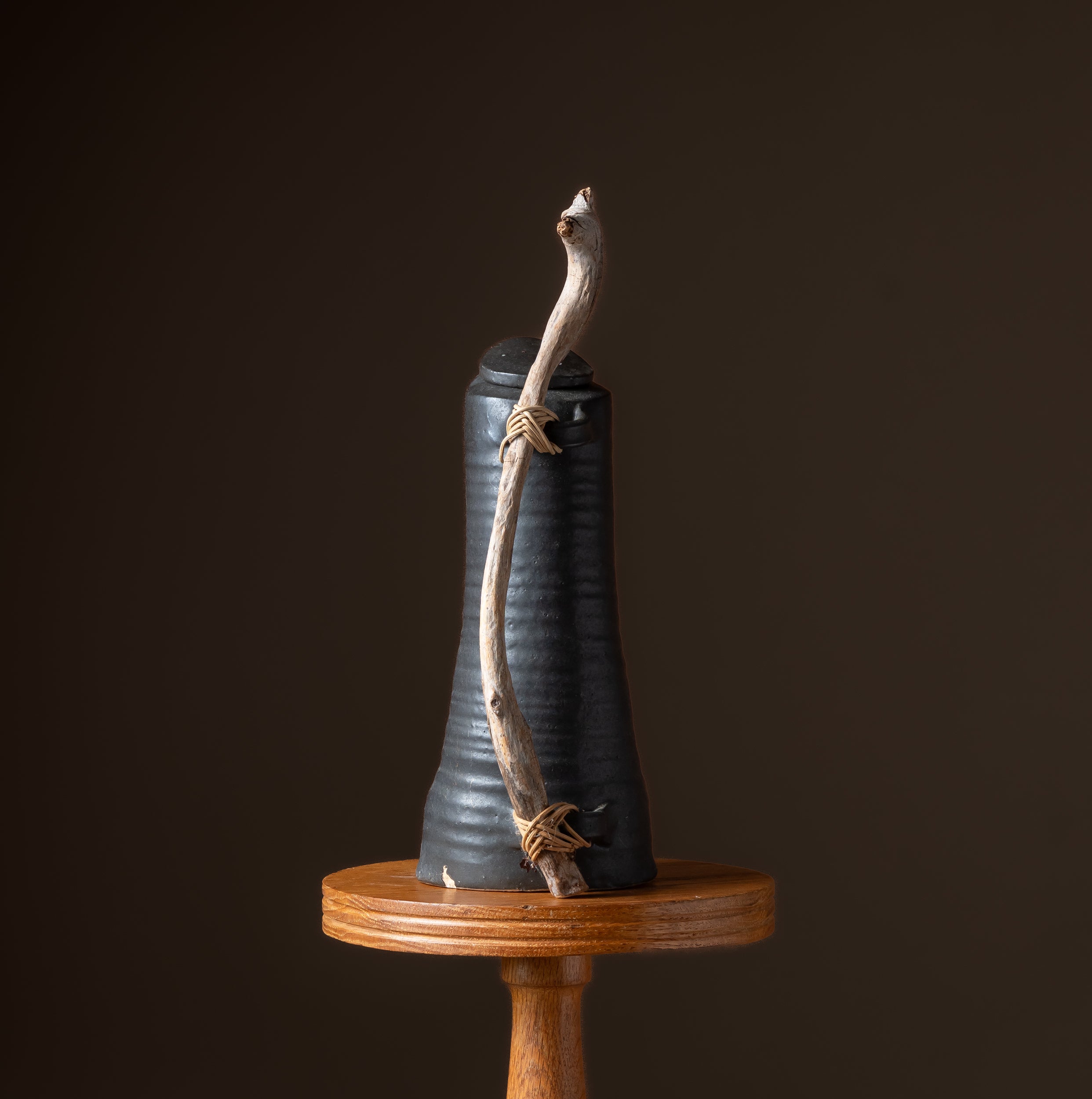 Charcoal Japanese Tea Vessel