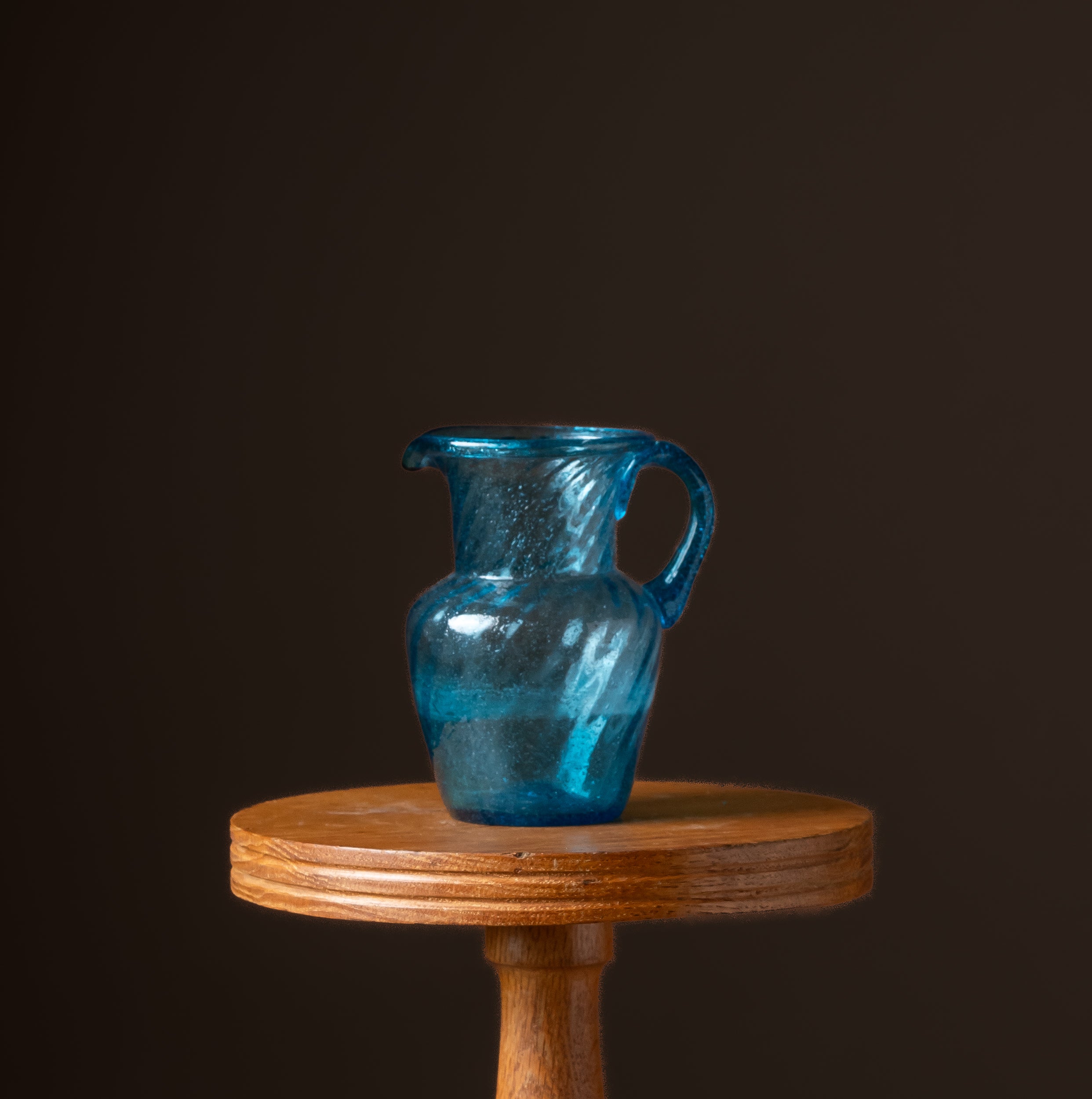 Petite Blue Glass Vase