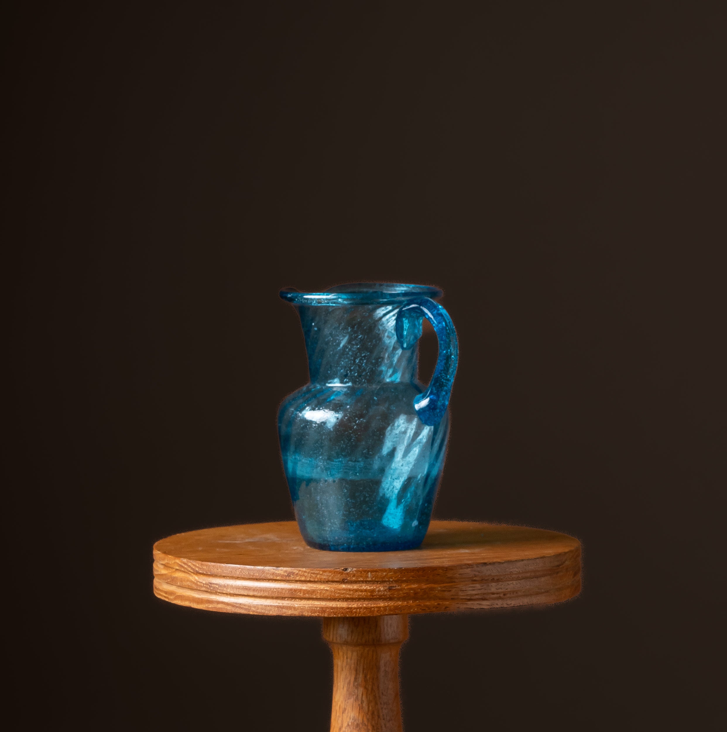 Petite Blue Glass Vase