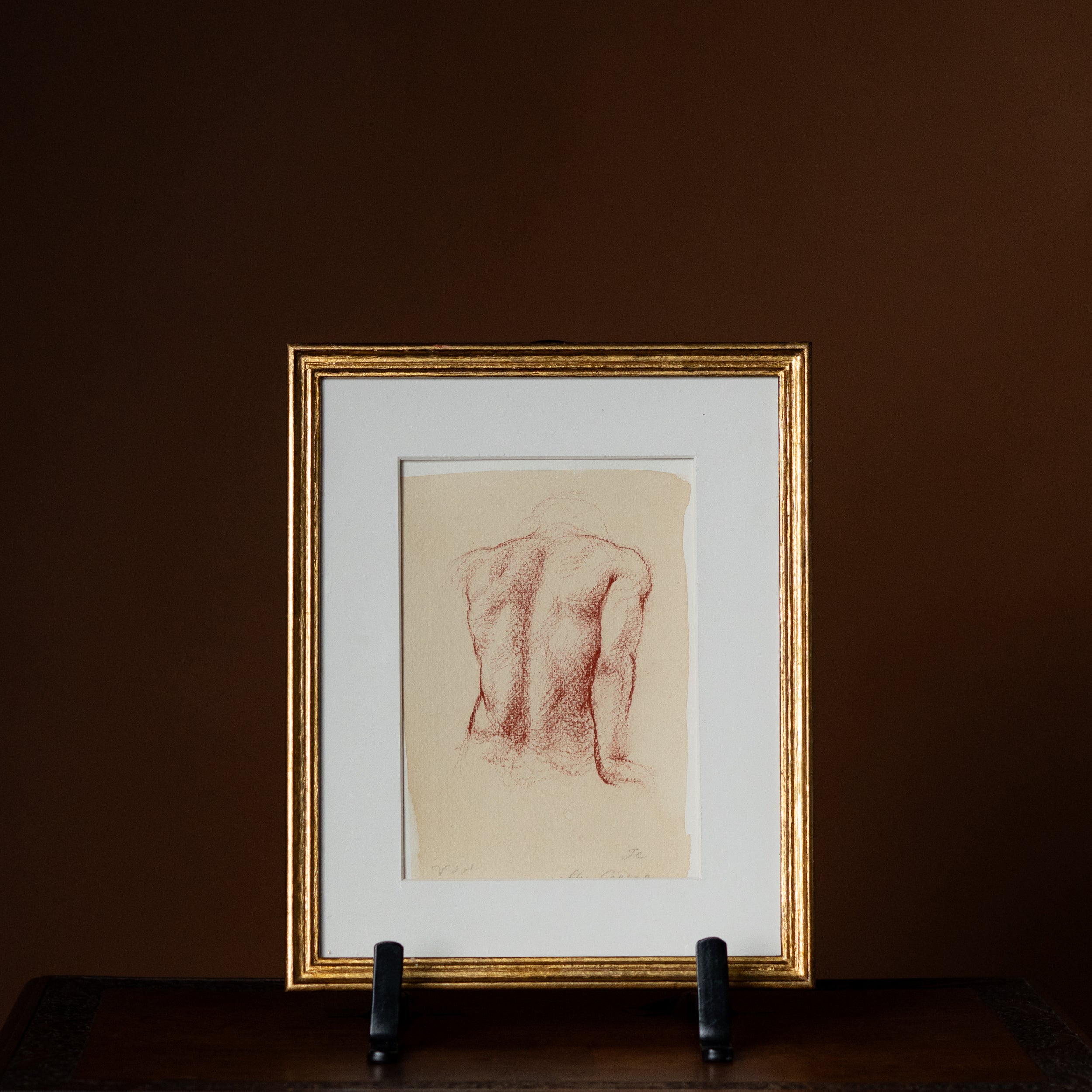 Greek Demigod Sitting on Mythical Beast at Victoria & Albert Museum by Jill Hooper