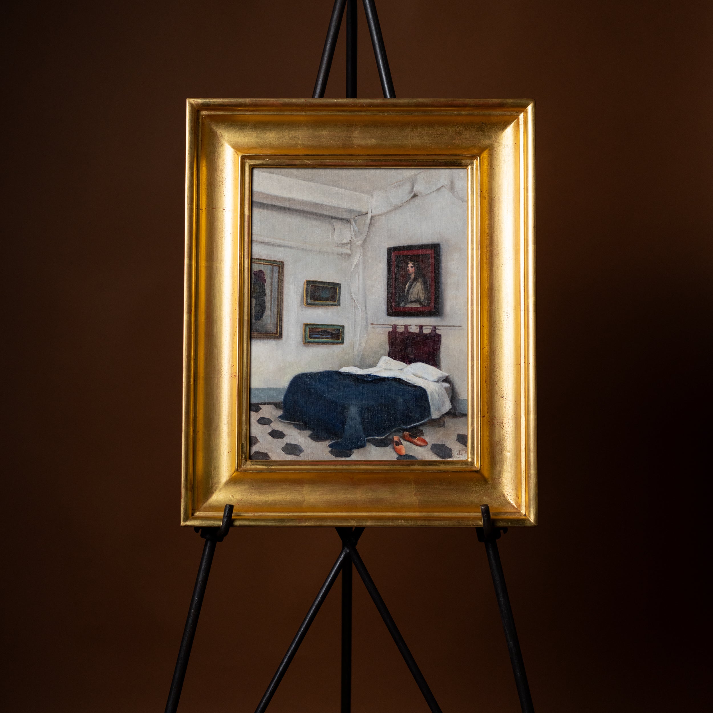 My Bedroom at Villa Palmerino by Jill Hooper