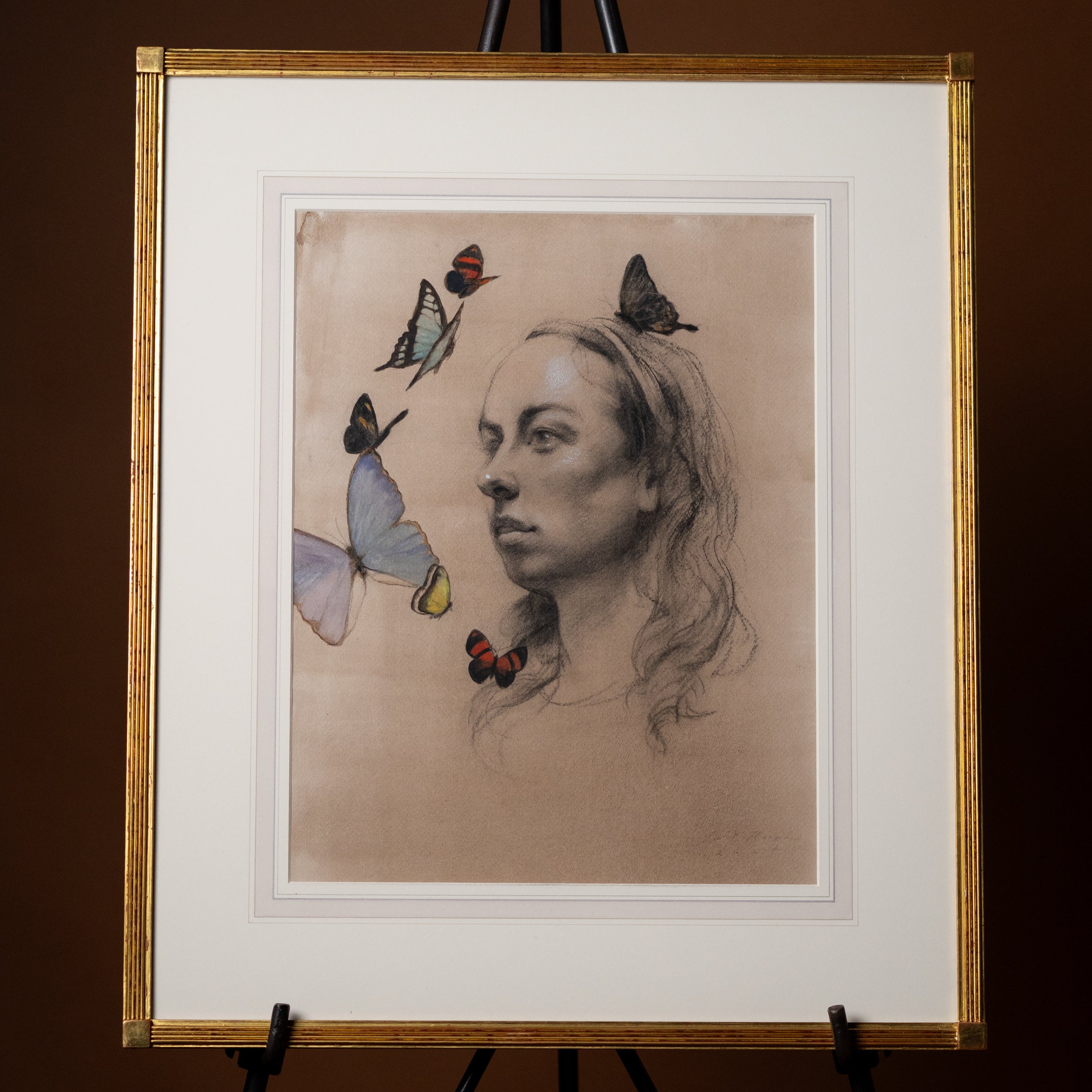 Hannah with Seven Butterflies by Jill Hooper