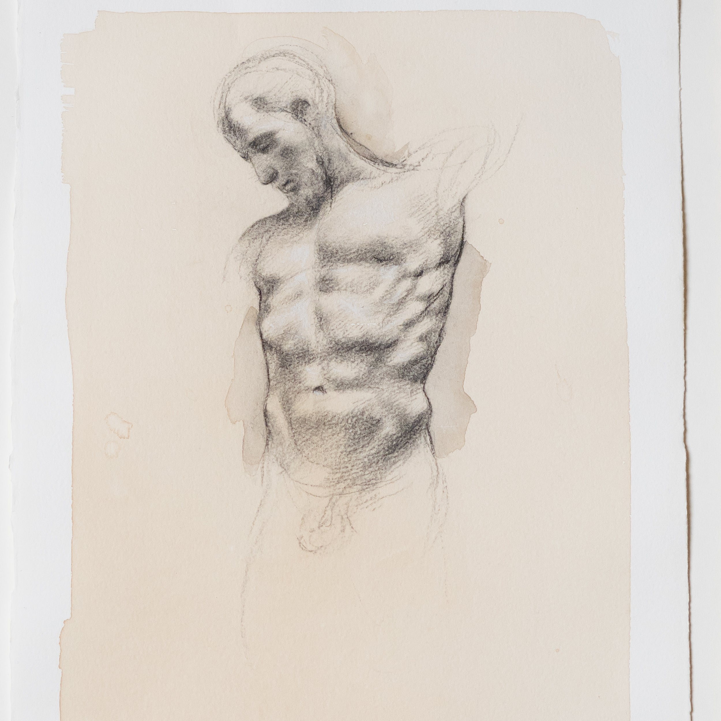 Academic Male Nude II by Jill Hooper