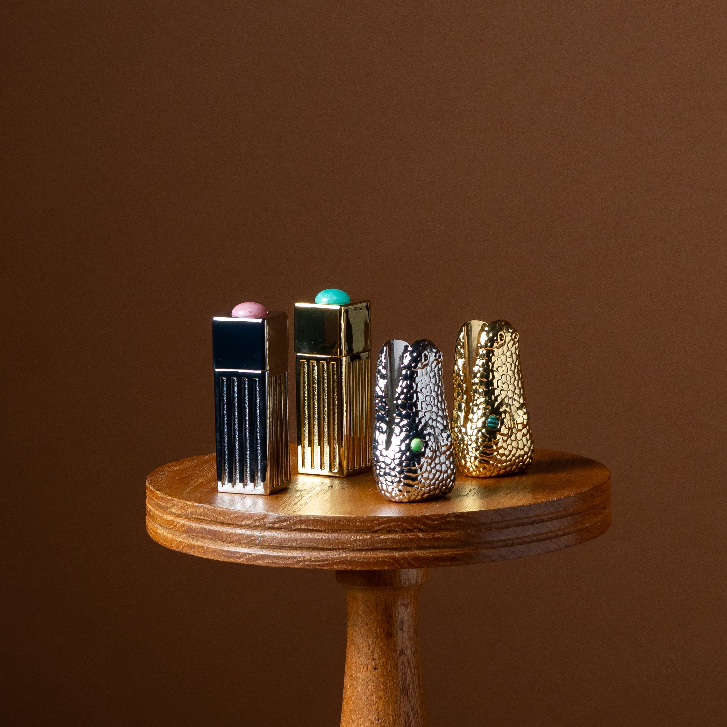 Gold Croc Lighter Case