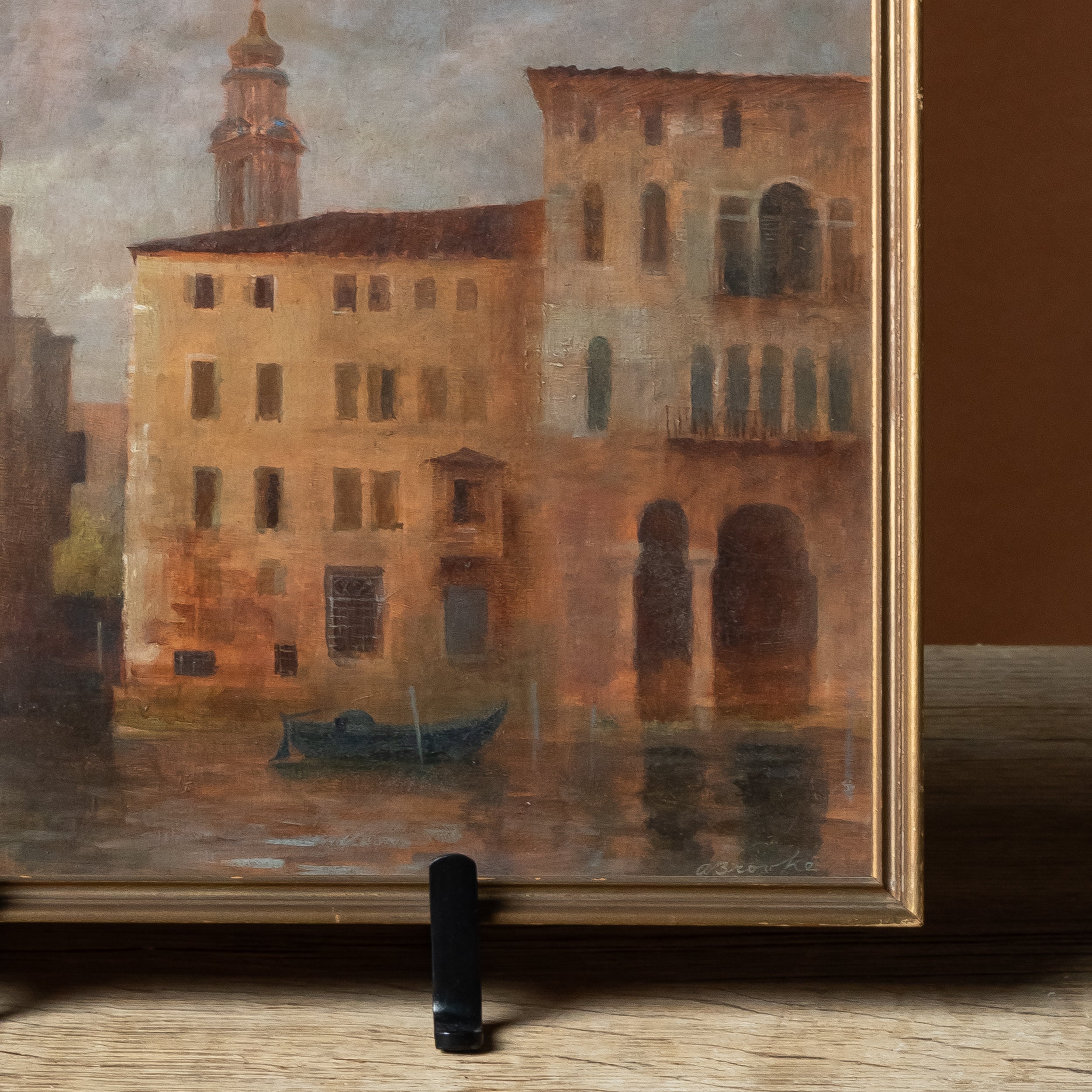 20th C. Venice Canal Painting