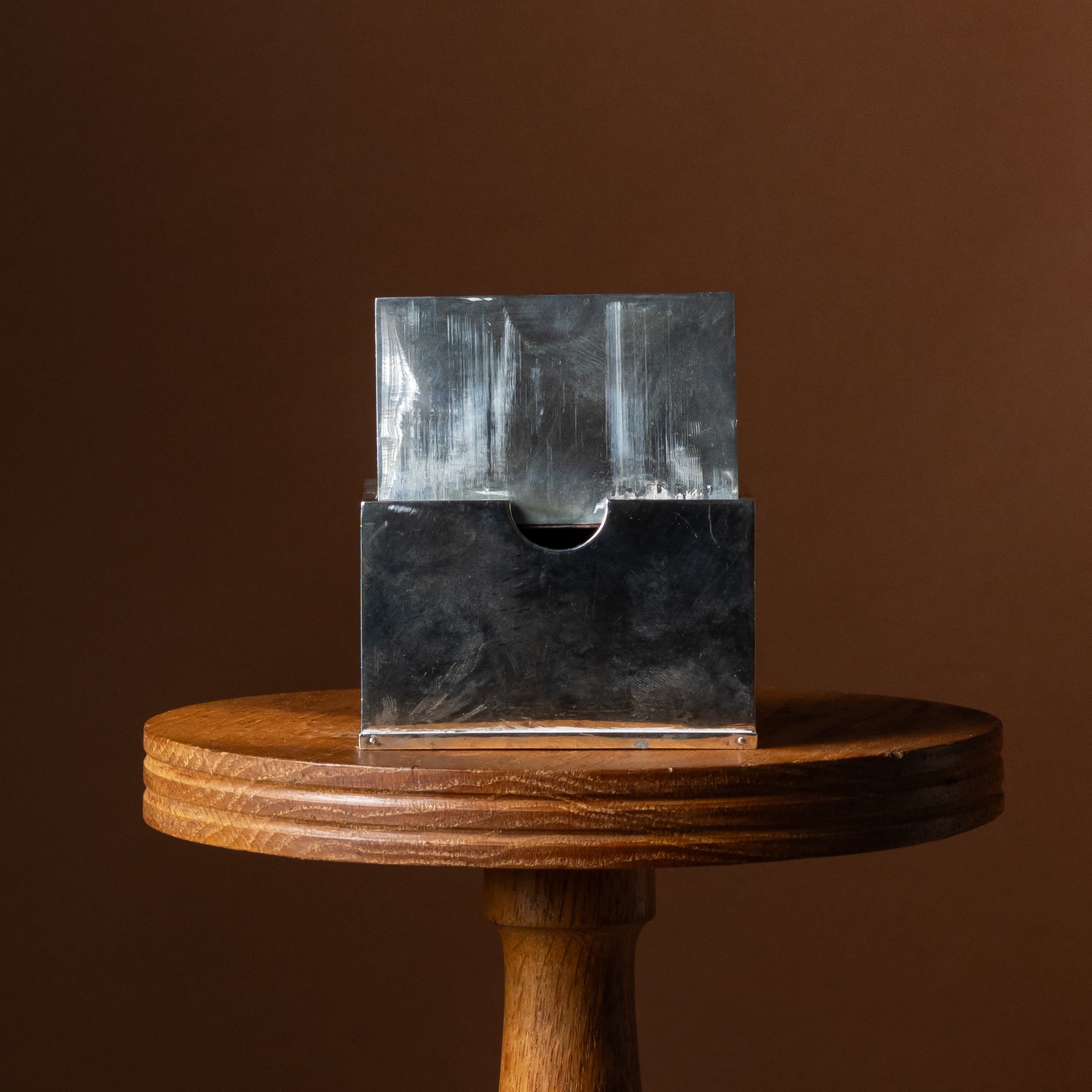 Sterling Silver “Miami Jockey Club” Cigarette Dispenser, 1940