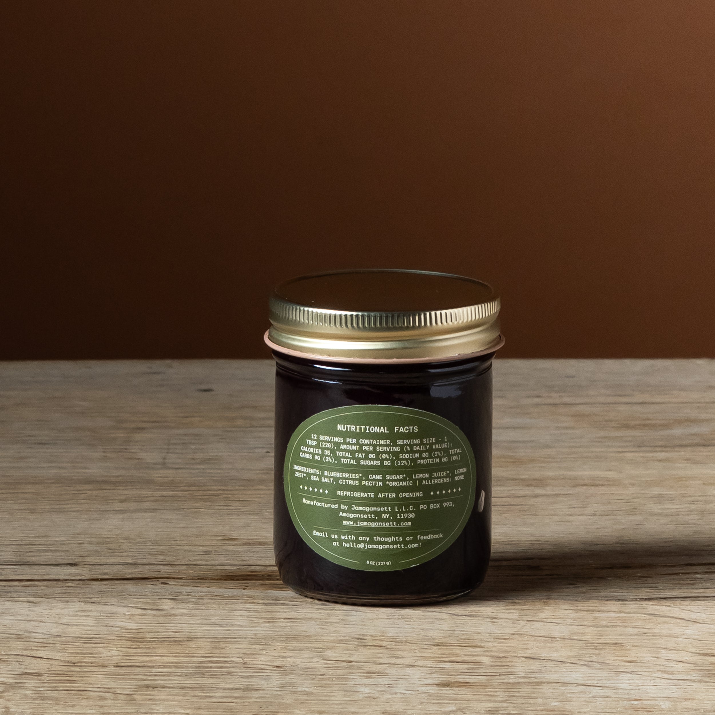 Salty Blueberry Jamagansett Jam