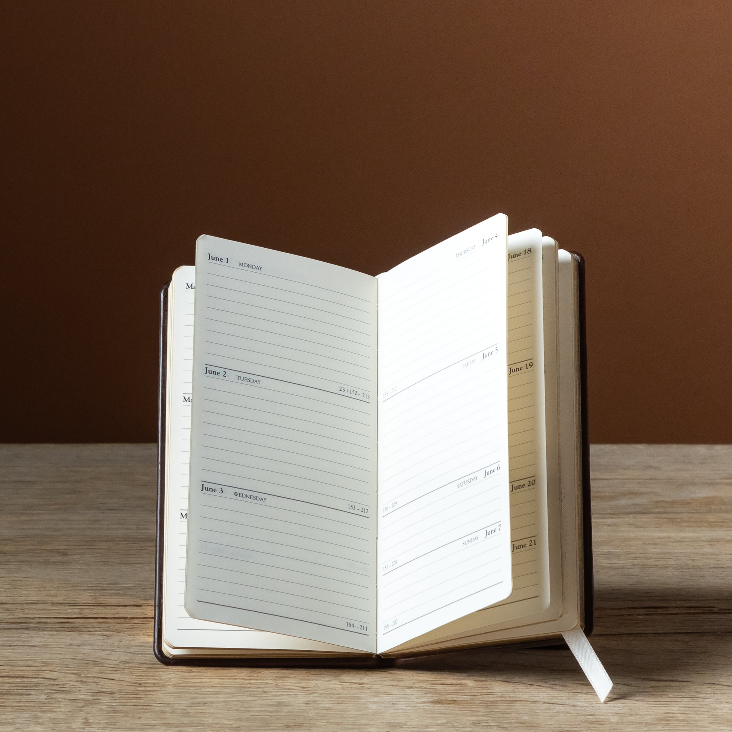 2026 6" Leather Pocket Datebook