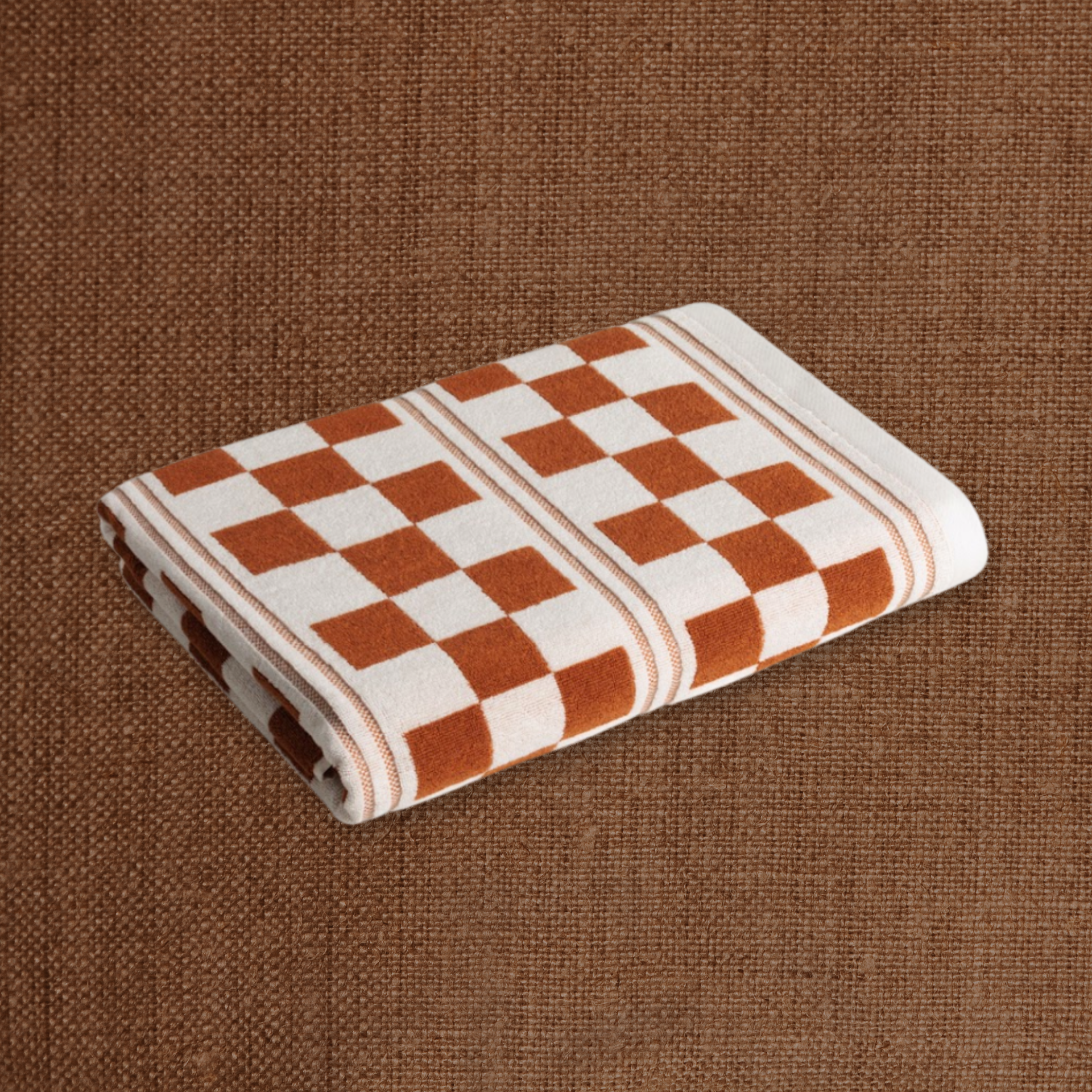 Busby Pool Towel, Fuyu & Chalk