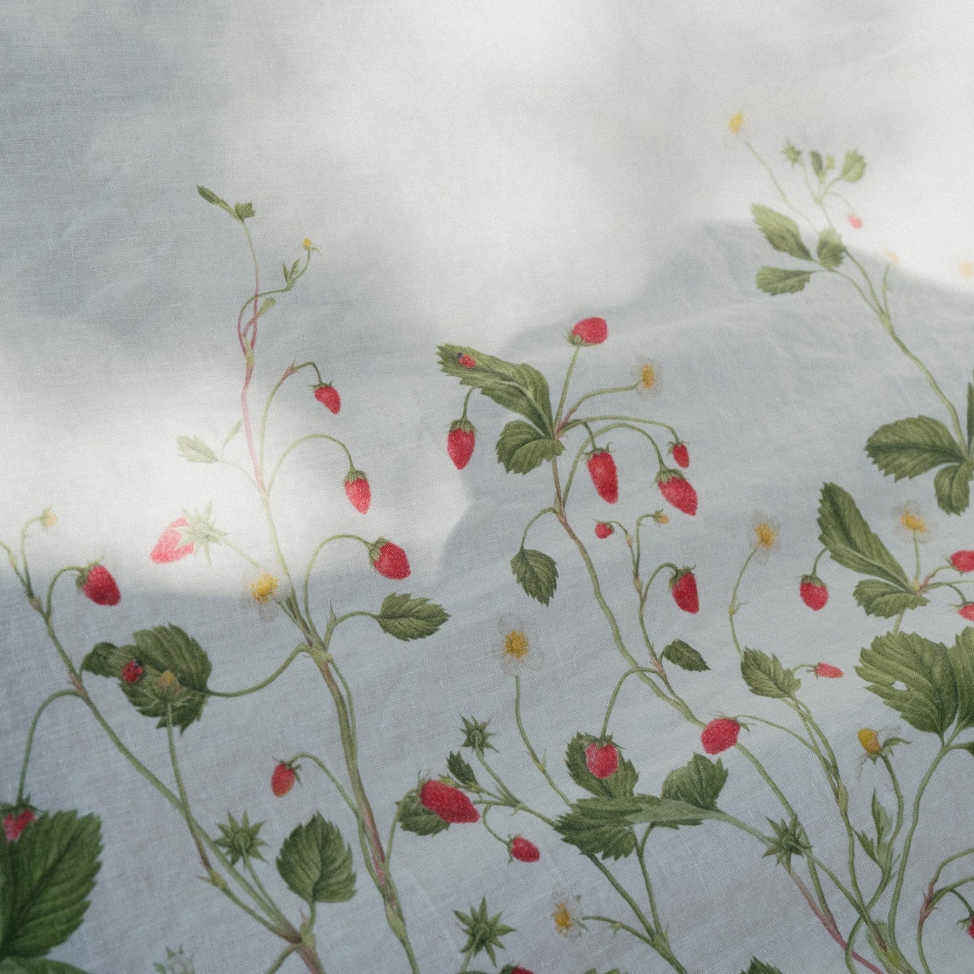 Fraises Des Bois Linen Napkin