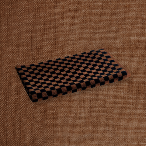 Beppu Bath Mat, Tabac & Noir