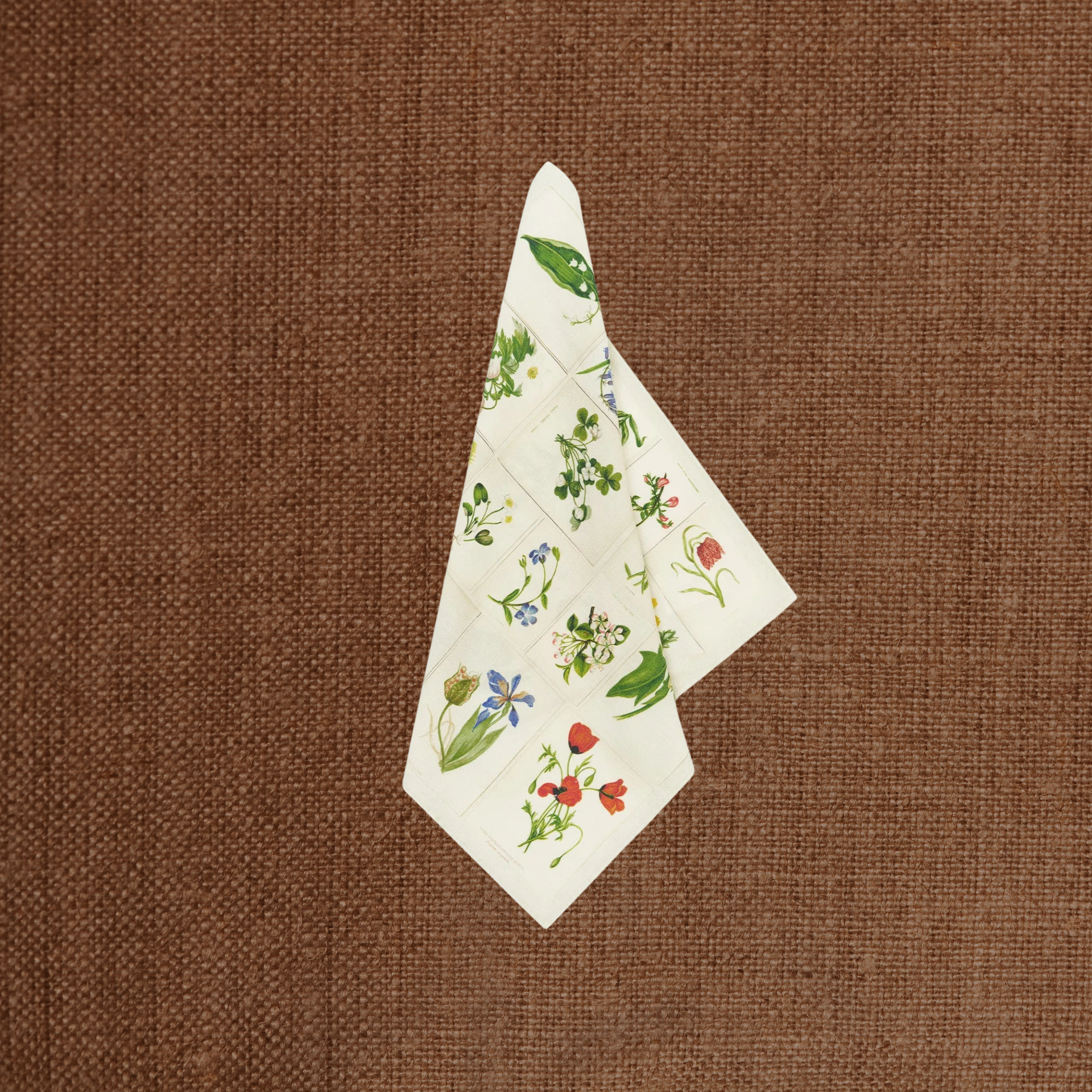 Botanical Tiles Linen Napkin