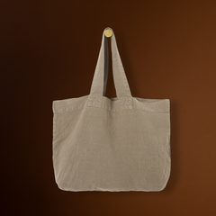 Linen Chataigne Escapade Bag