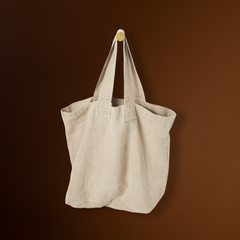 Linen Natural Escapade Bag