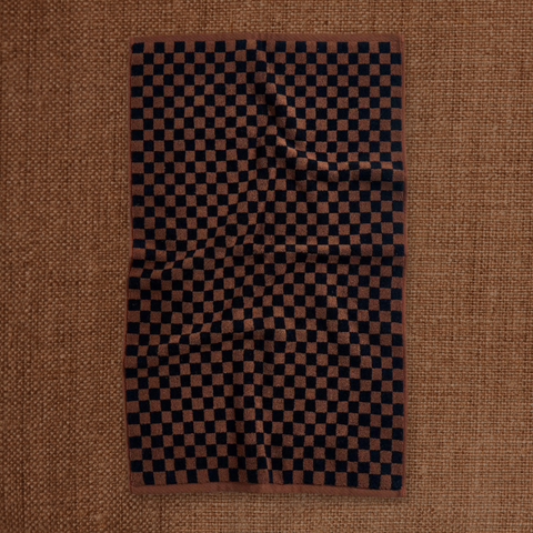 Beppu Bath Mat, Tabac & Noir