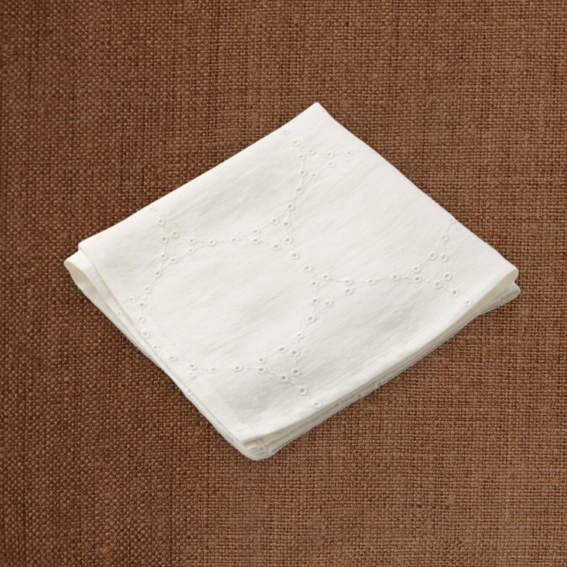 Venise White Linen Napkin