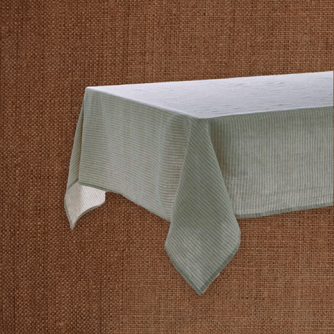 Duo Moss Linen Tablecloth