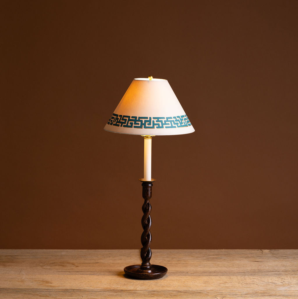 Alvaro Picardo Chinese Key Lampshade in Canton