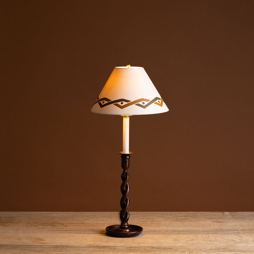 Alvaro Picardo Crown Lampshade in Middle Buff and Light Bronze