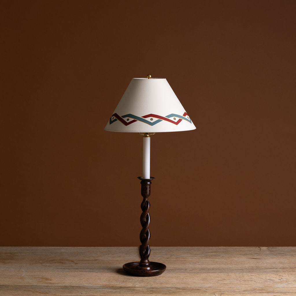 Alvaro Picardo Crown Lampshade in Bronze Red and Pleat