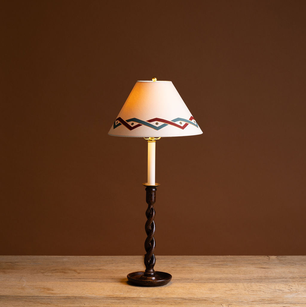 Alvaro Picardo Crown Lampshade in Bronze Red and Pleat