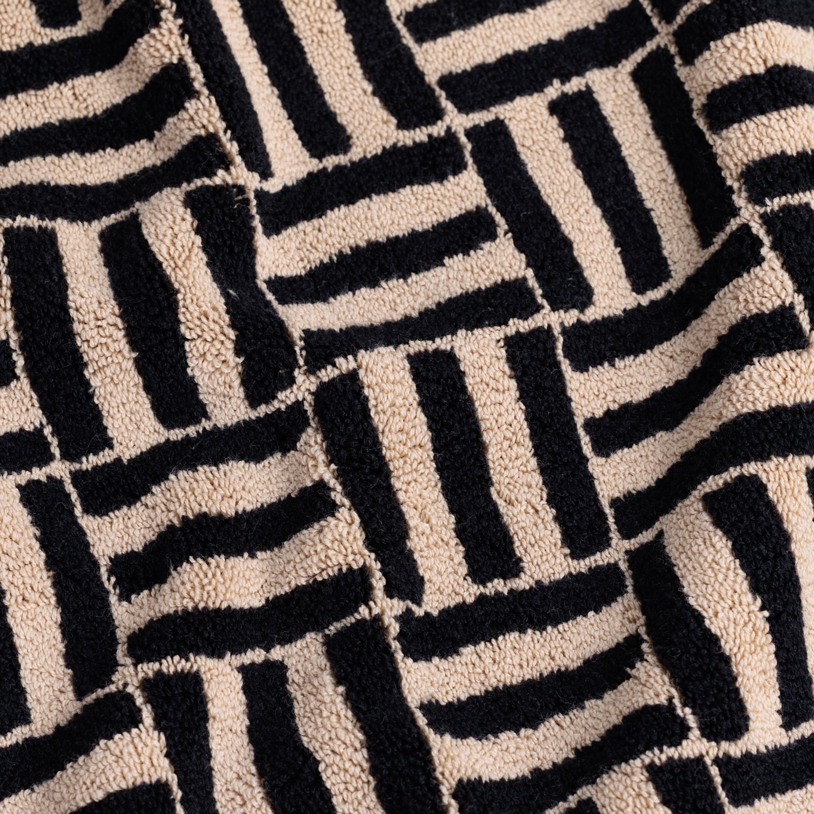 Saroma Bath Mat, Sand & Noir
