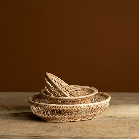 Oval Woven Tray