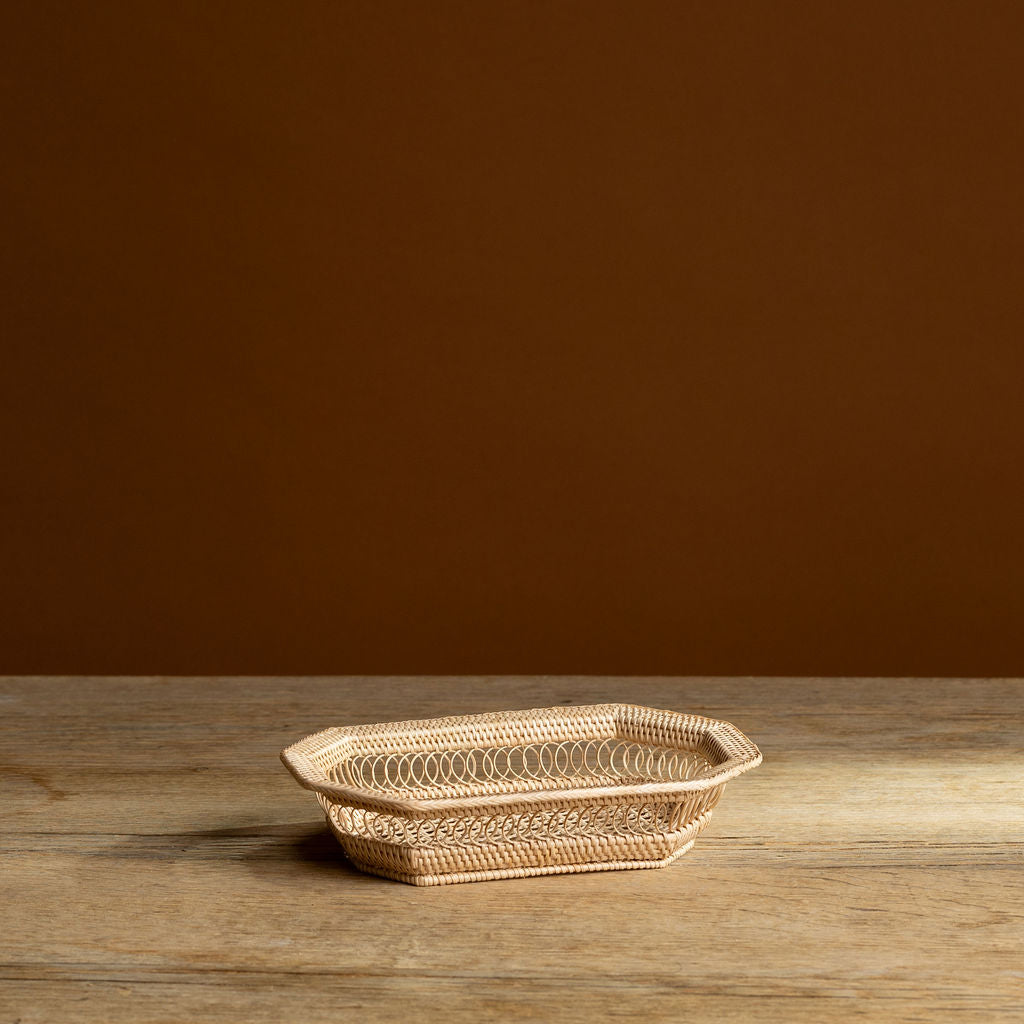 Small Octagonal Woven Tray