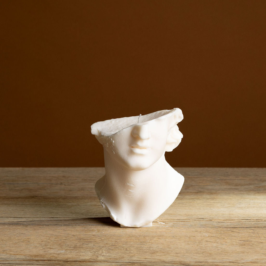 Colossal Head Sculpture Candle