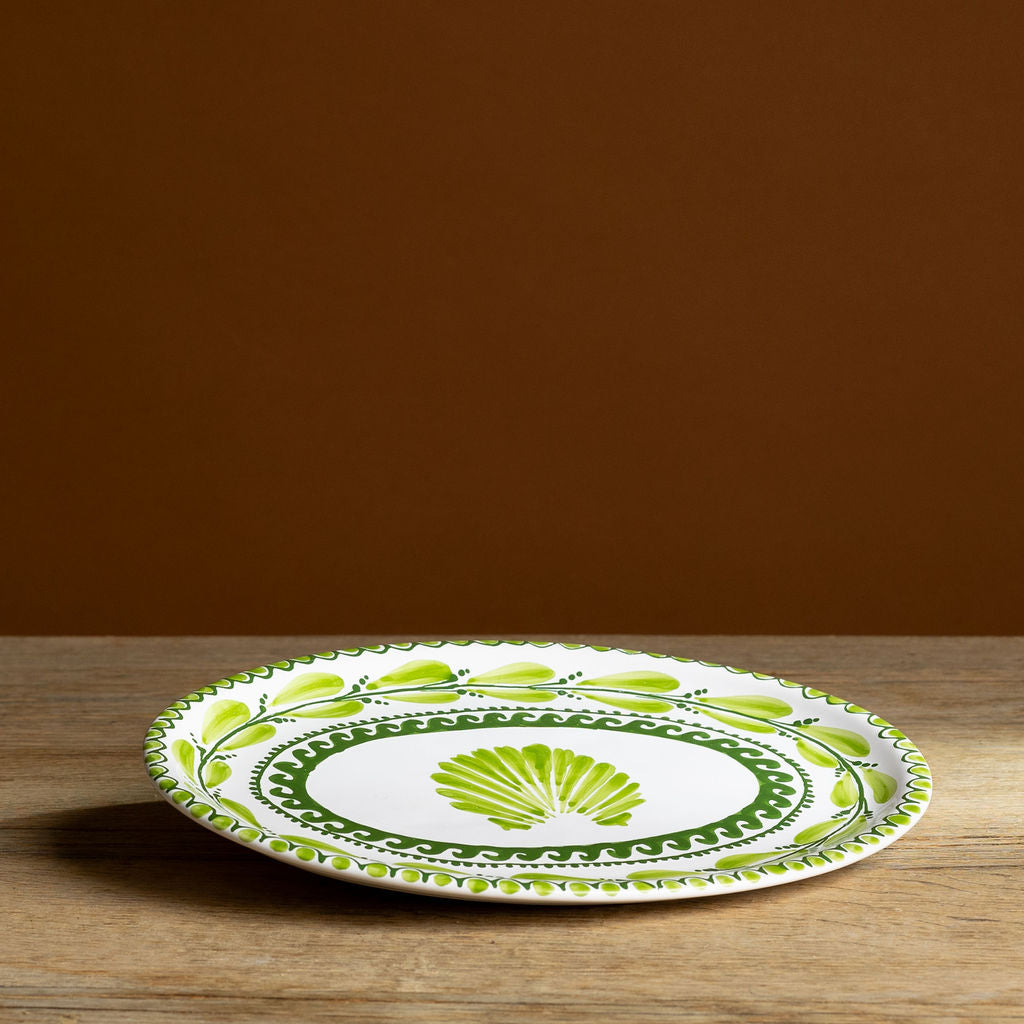 Grotto Moss Oval Plate