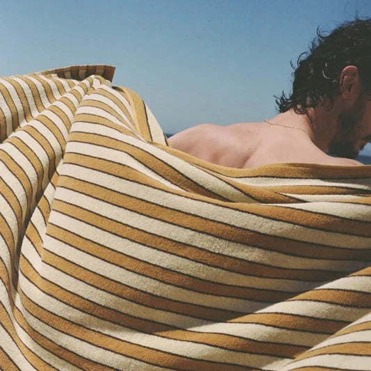 Helena Pool Towel in Ochre