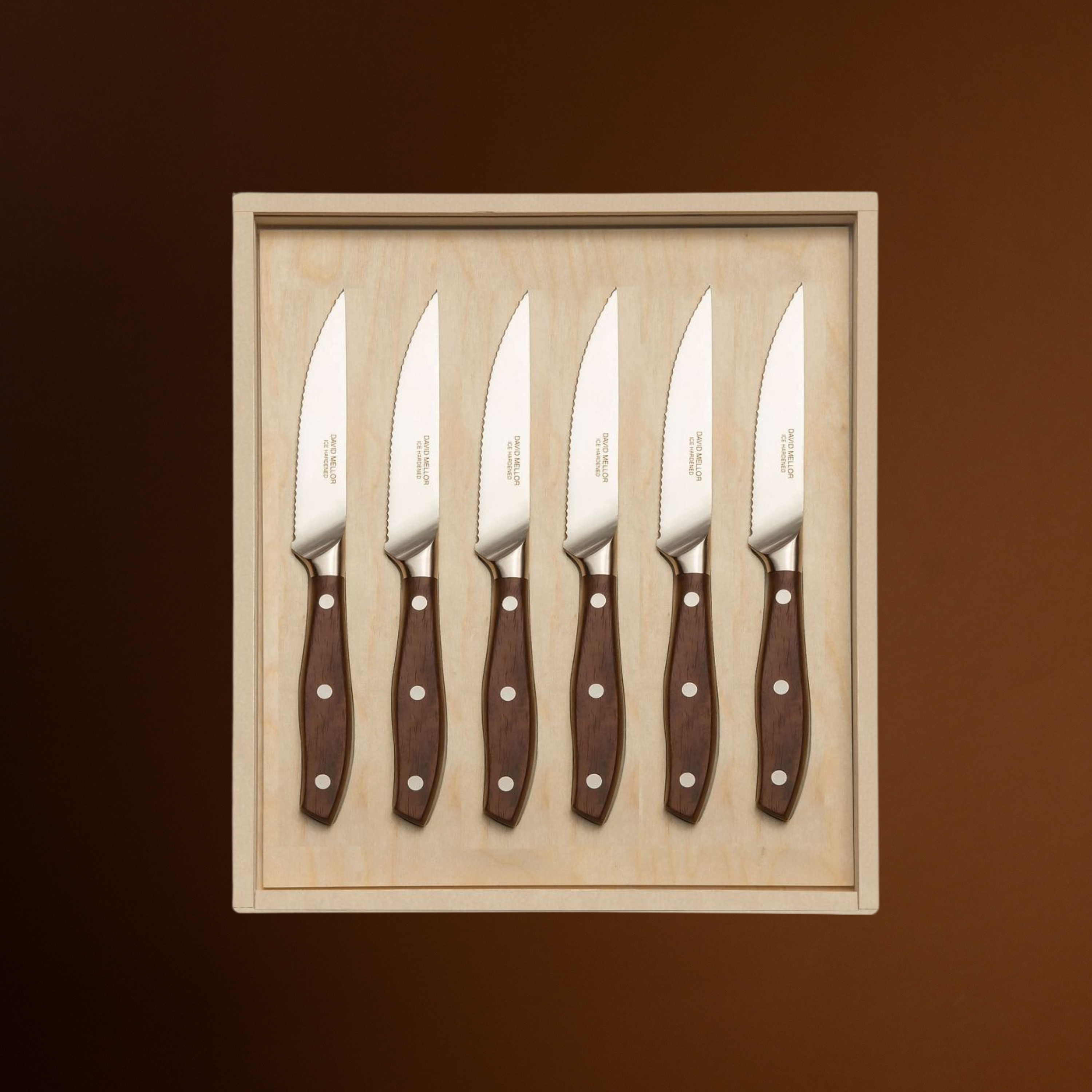 Rosewood Steak Knife Set