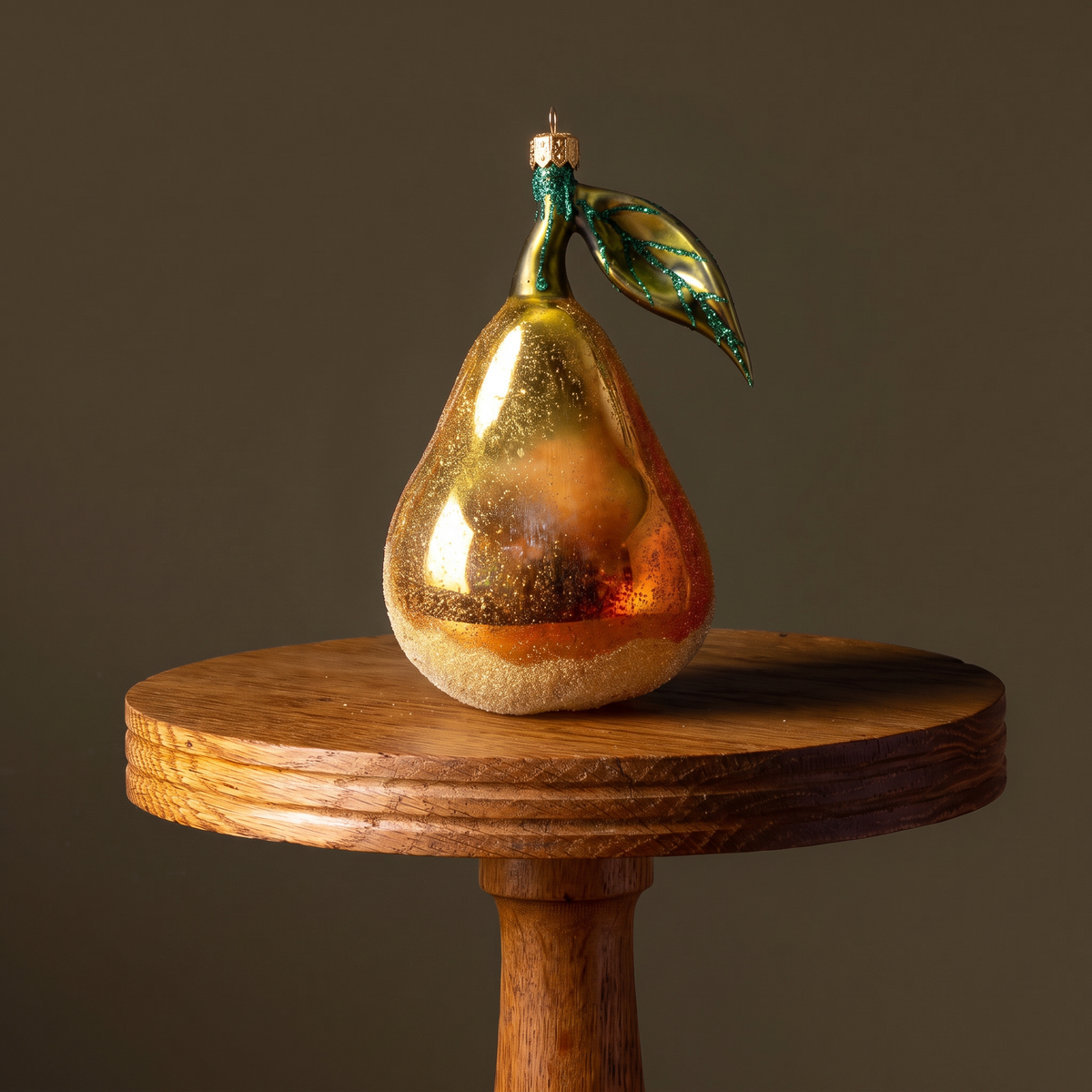 Pear Glass Ornament