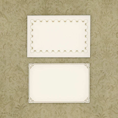 Gold Fimmini Notecard & Envelope (Set of 8)