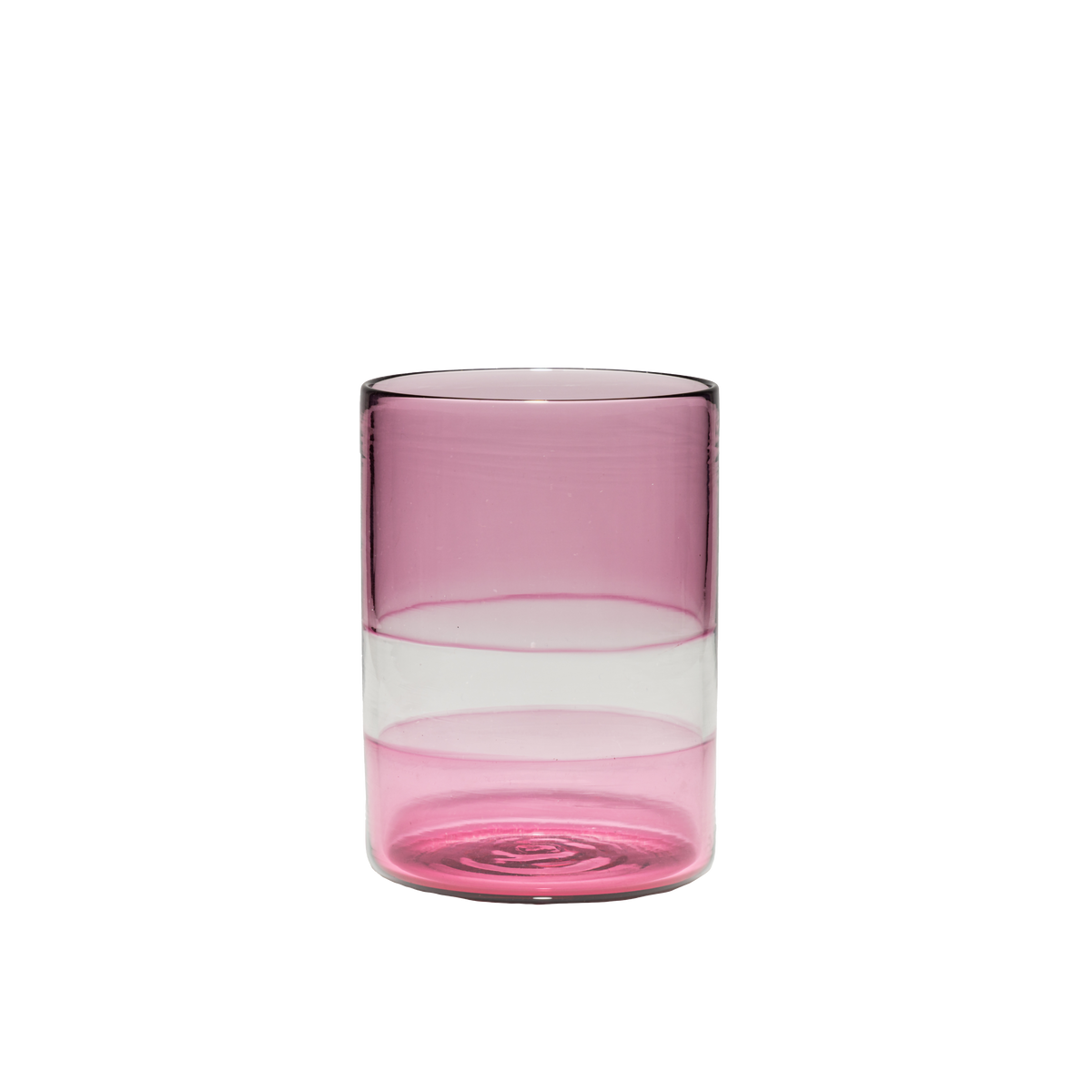 Gondola Pink Glass Set of 2