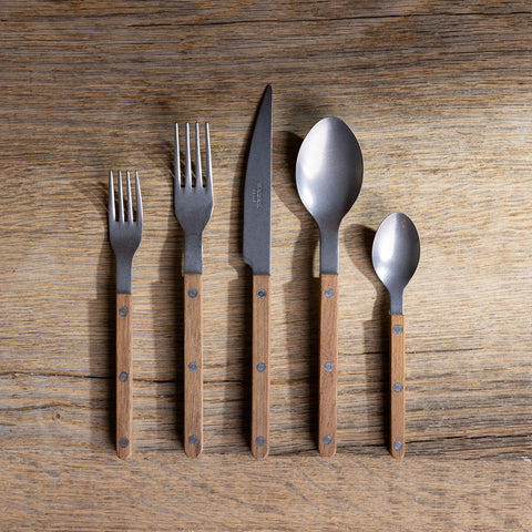 Bistrot Vintage 5-Piece Flatware Set Teak