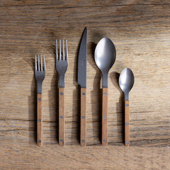 Bistrot Vintage 5-Piece Flatware Set Teak