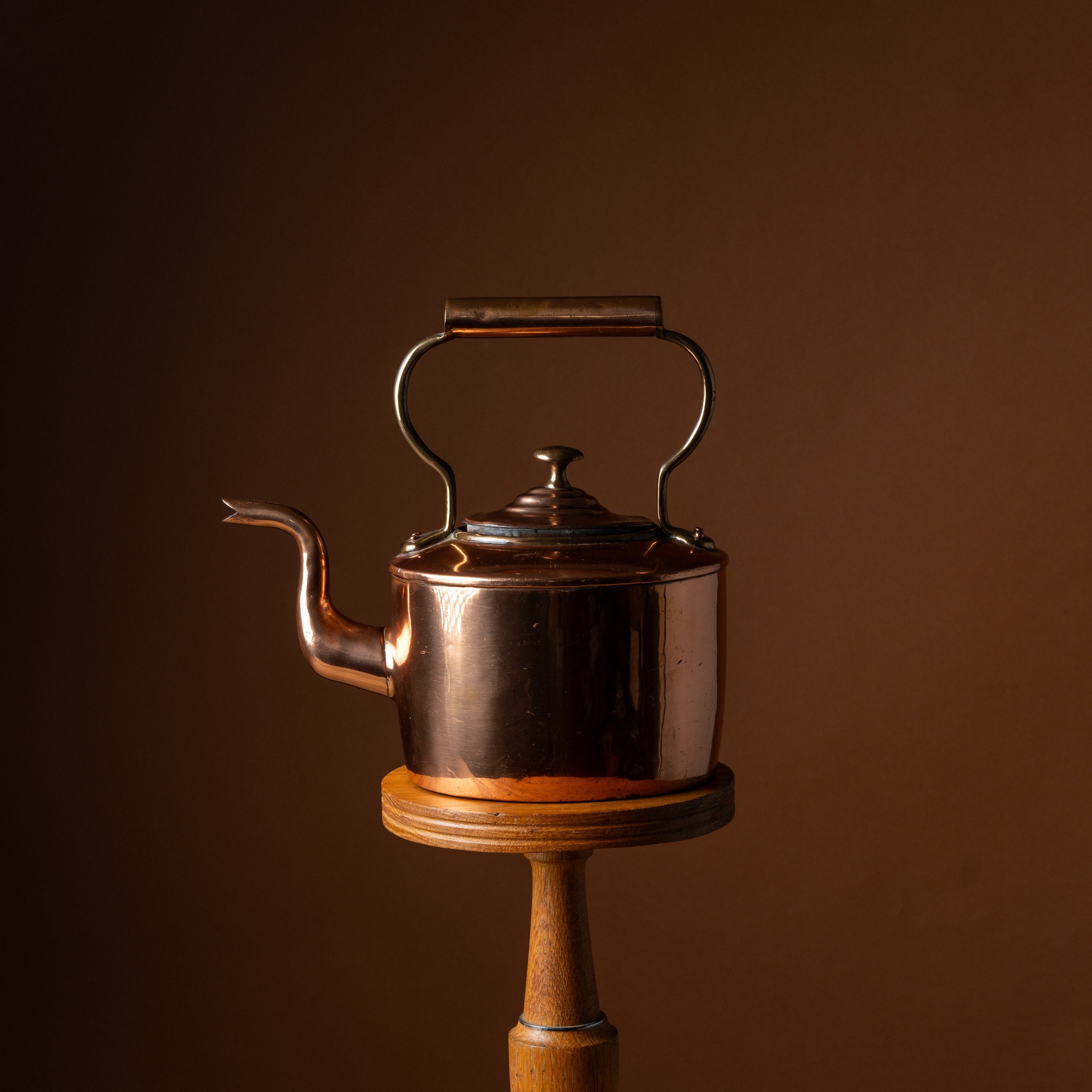 Antique Copper Tea Kettle