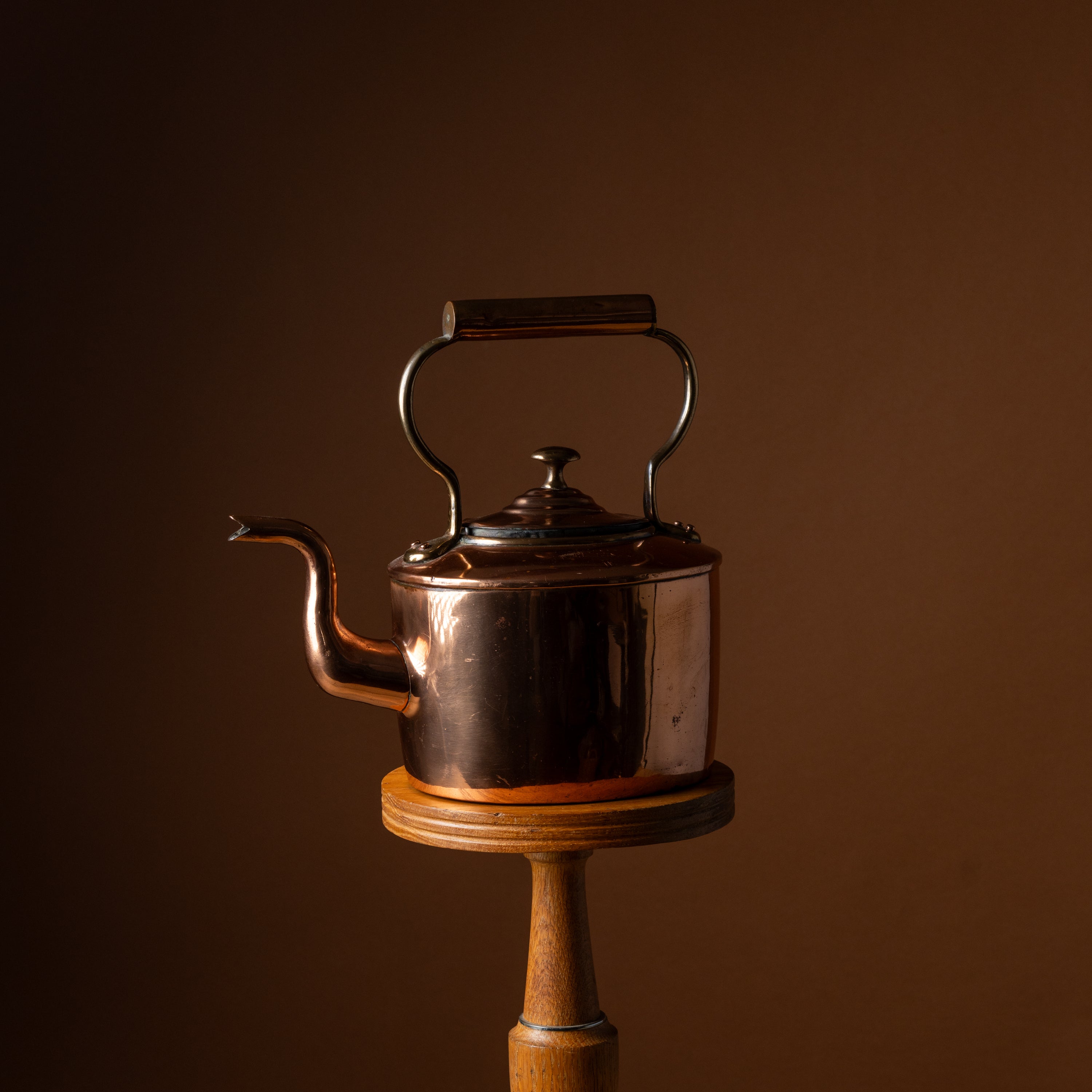 Antique Copper Tea Kettle