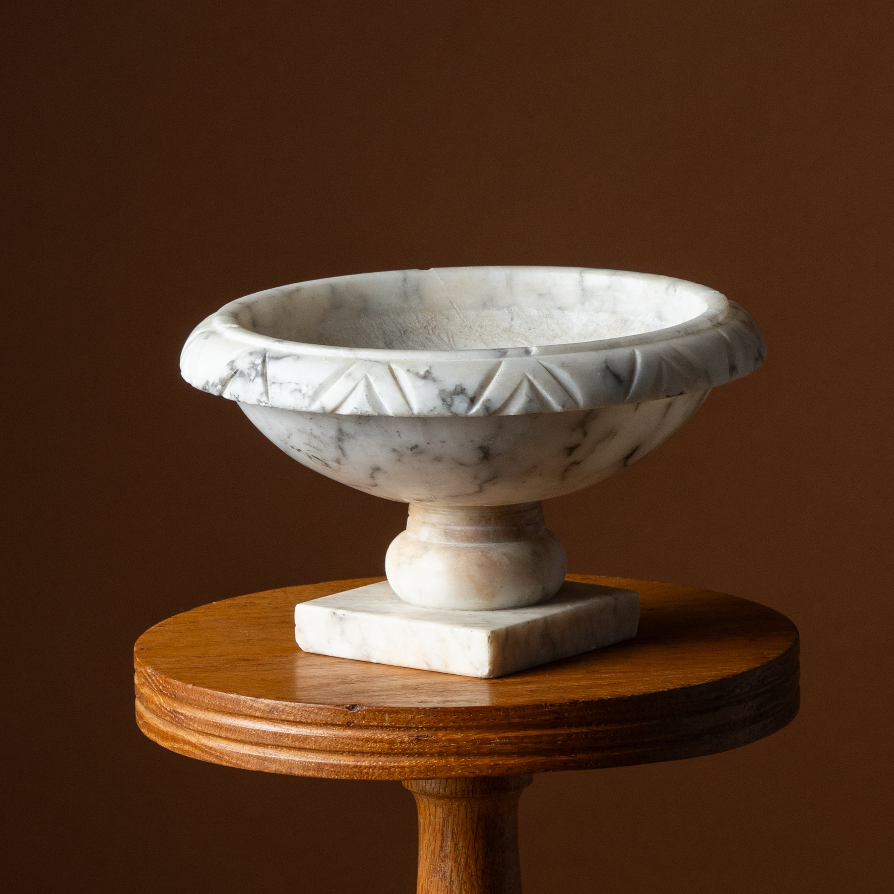 Italian Alabaster Vase 6"