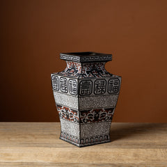 Hand-Painted Japanese Vase