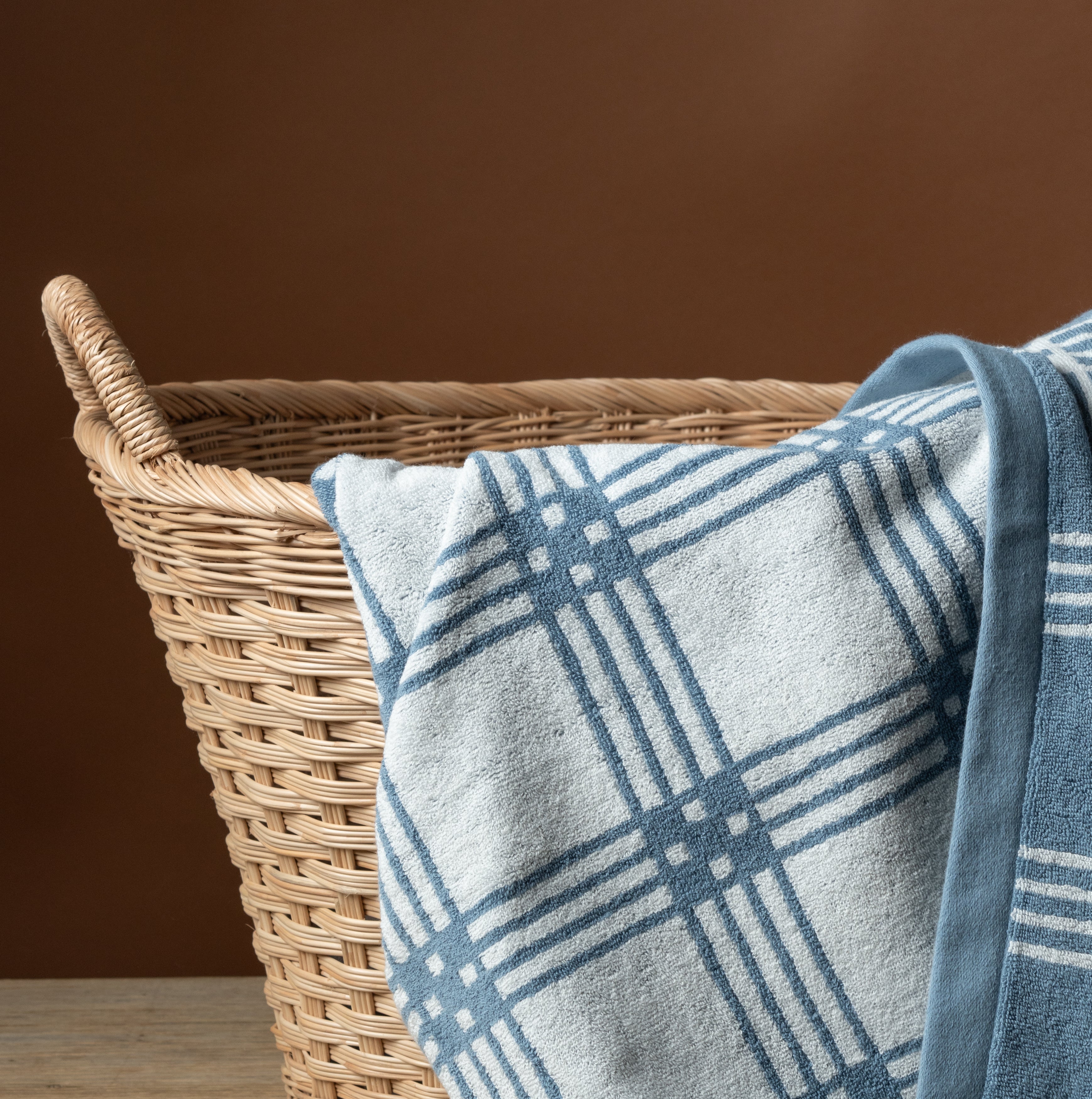 Devon Bath Mat, Celeste & Chalk