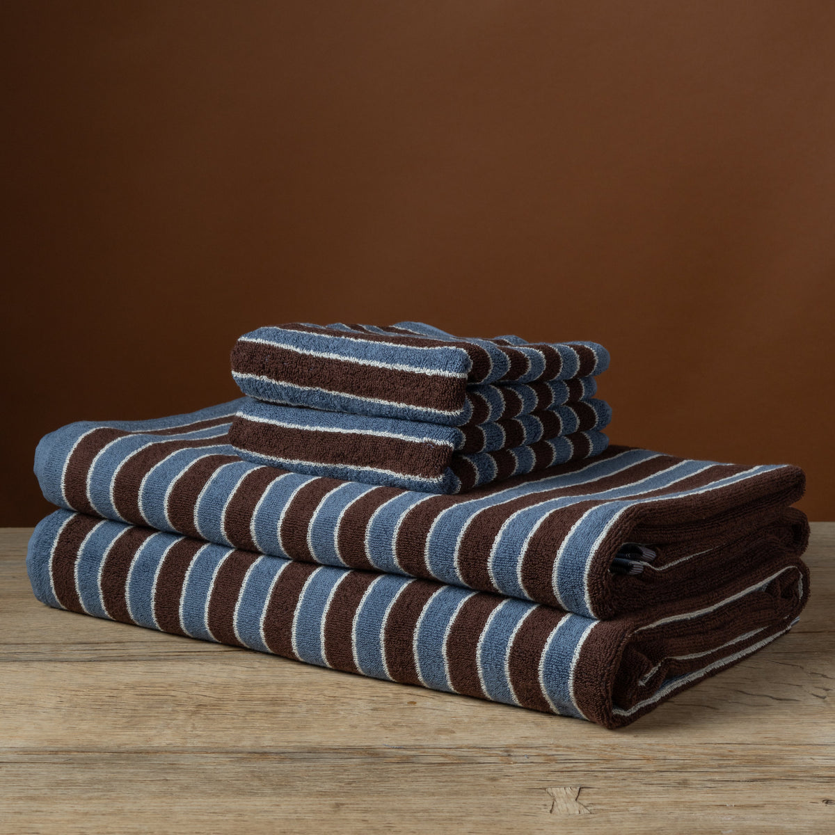 Helena Pool Towel in Blue Clay