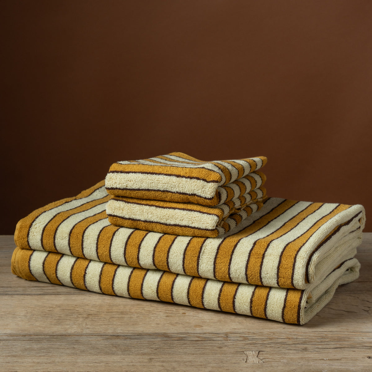 Helena Pool Towel in Ochre